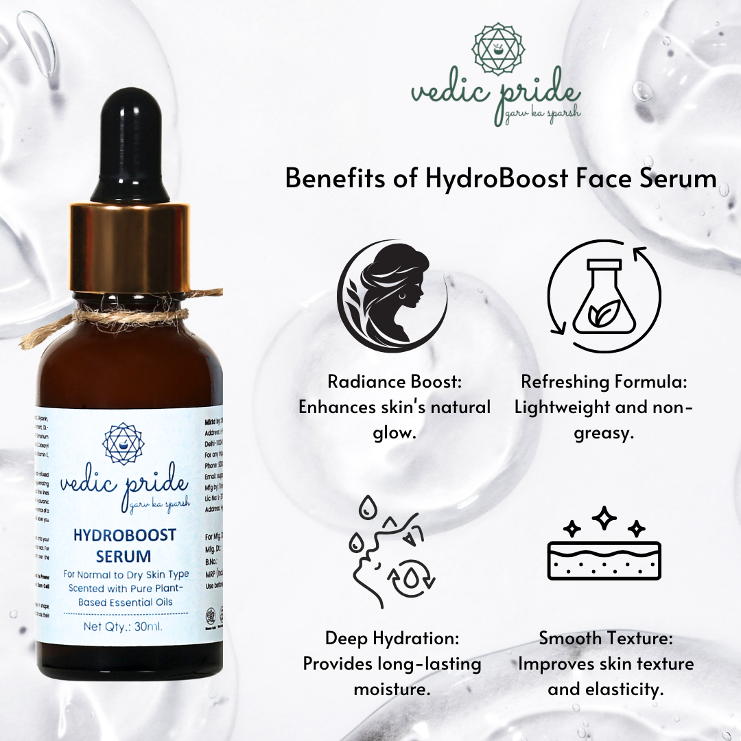 HydraBoost Face Serum |Reduces Irritation & Redness | Natural Skin Glow