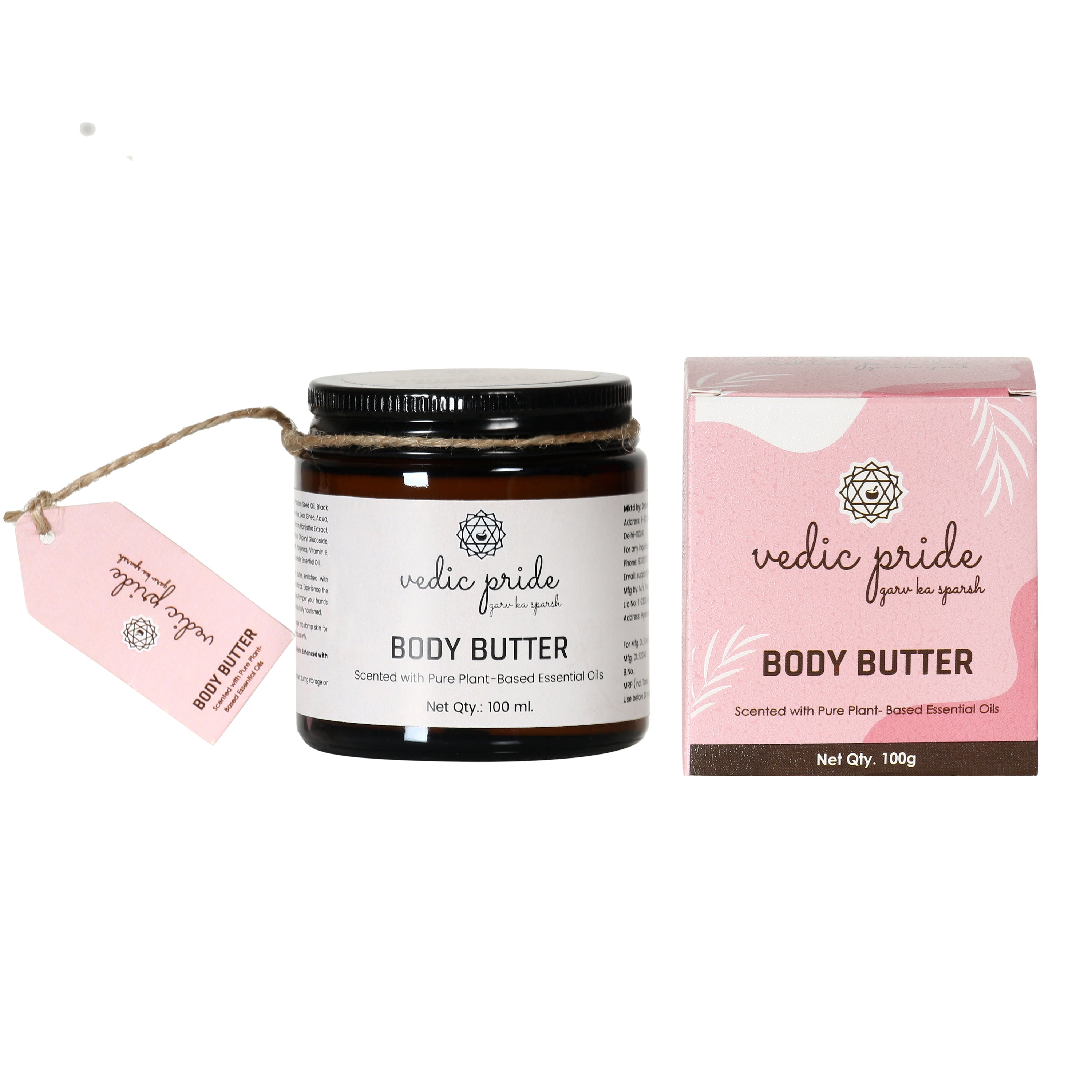 Ayurvedic Body Butter | Ghee Based Body Butter Lotion | Deeply Moisturize & Nourish Skin